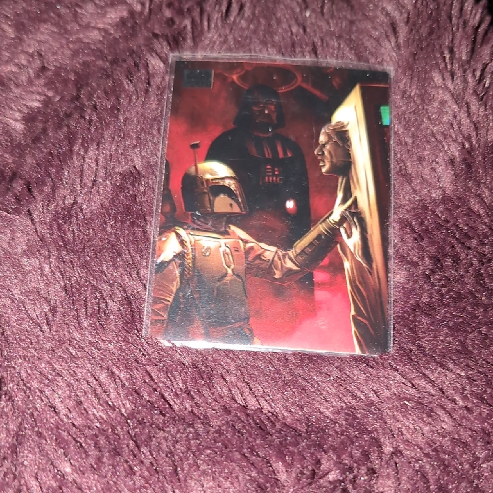 2/16🎈2024 Topps Chrome Star Wars Galaxy Bounty Hunter's Prize Card